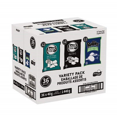 Chips-Hostess Variety Pack 36X40G. -96337