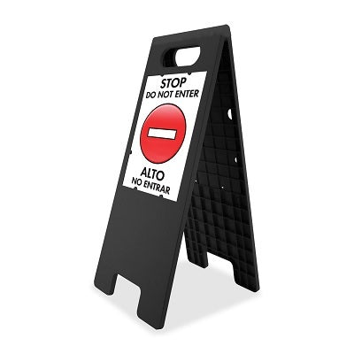 Sign-Customizable Tent, 10.5X25.5 Black