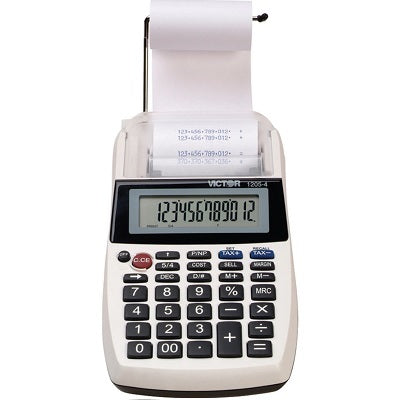 Calculator-Printing Ac/Dc 12 Digit Portable 2Lps