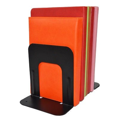 Bookends-Steel, Deluxe 5" Non-Skid, Black