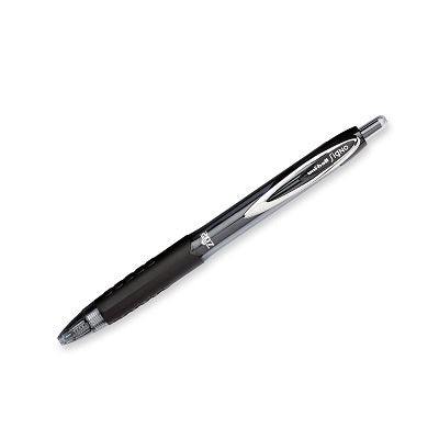 Pen-Retractable, Uni-Ball 207 Gel, Needle Black,12/pk