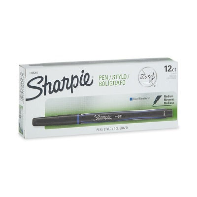 Pen-Porous, Sharpie Fine Blue,12/pk