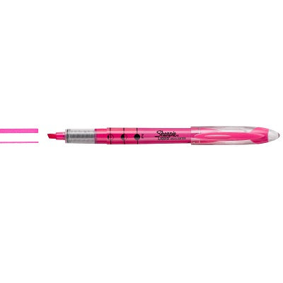 Highlighter-Sharpie Liquid, Fluorescent Pink,12/pk