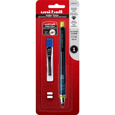 Pencil-Mechanical, Kurutoga 0.7Mm, Starter Pack