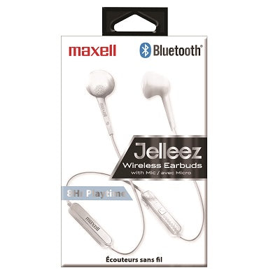 Ear Buds-Wireless Bluetooth, Jelleez Stereo, White