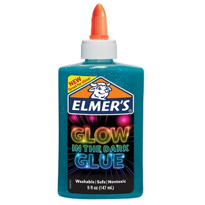 Glue-Glow In The Dark, 5 Oz/147 Ml. Blue