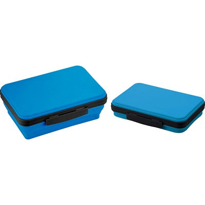 Pencil Box-Flexi Storage, Collapsible 6" X 9", Blue & Black