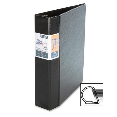 Binder-Deluxe Quickfit 2" D-Ring Commercial, Black