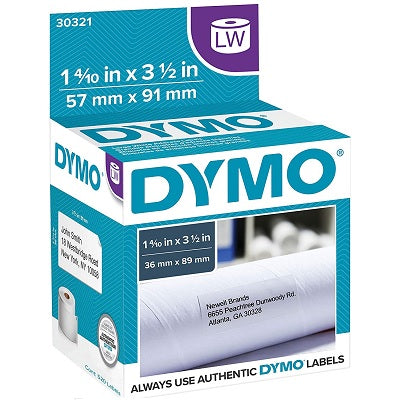 Labels-Dymo Labelwriter, Address 1-4/10 X3-1/2 520/Pk