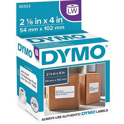 Labels-Dymo Labelwriter, Shipping 2-1/8X4, 220/Pk