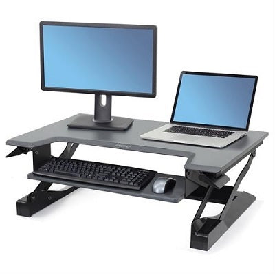 Sit Stand Workstation-Ergotron Workfit-T Black