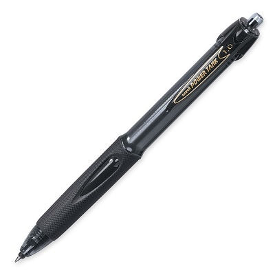 Pen-Retractable, Uni-Ball Power Tank Rt Pressurized, Black ,12/pk