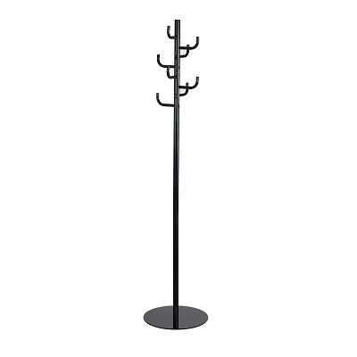 Coat Tree-Hook Head, Black