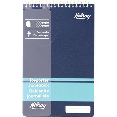 Notebook-Reporter 5" X 8", 200 Page, Navy Blue