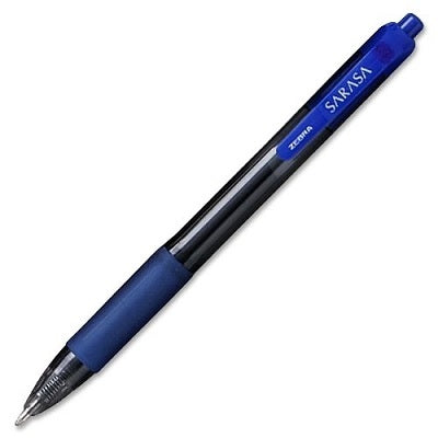 Pen-Retractable, Sarasa Gel 1.0Mm Blue 12/pk