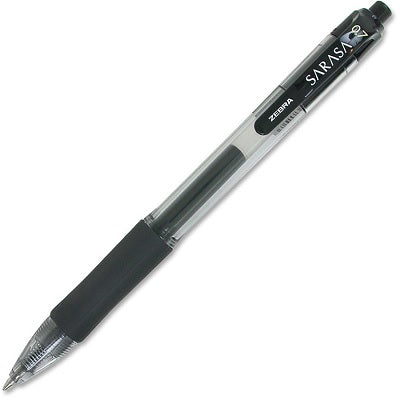 Pen-Retractable, Sarasa Gel 0.7Mm Black 12/pk