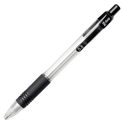 Pencil-Mechanical Z-Grip 0.5Mm Clear Barrel 12/pk