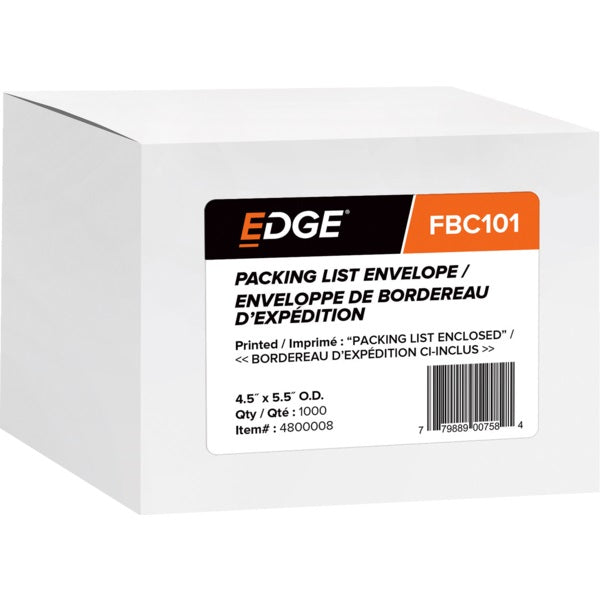 Envelope-Packing Slip 4.5 X 5.5 Printed Top -Pakb101