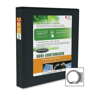 Binder-Overlay 1" Round, Black