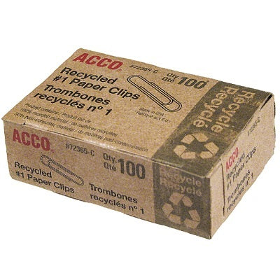 Paper Clips-Recycled #1 Standard