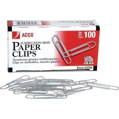 Paper Clips-#1 Corrugated Silver