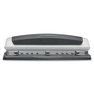 Punch-2/3 Hole, 9/32" Precision Pro Capacity 10,Black/Silver