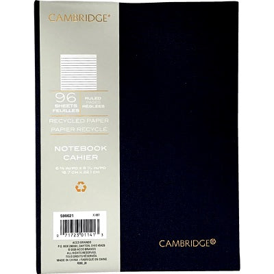 Notebook-Workstyle Coil 8.5" X 6", Blue