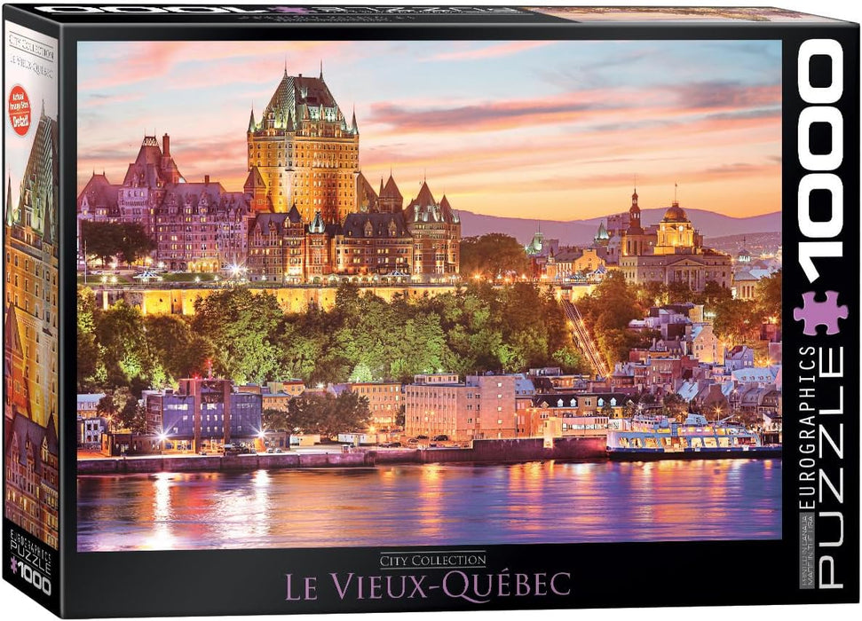 Eurographics 6000-0763 Le Vieux-Quebec 1000-Piece Puzzle Blue Medium (FREE SHIPPING)