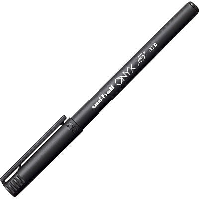Pen-Roller, Uni-Ball Onyx, Micro Black ,12/pk