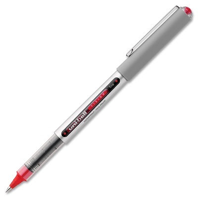 Pen-Roller, Uni-Ball Vision, Fine Red ,12/pk