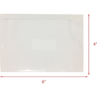 Sheet Protector-Self-Adhesive Pockets 4" X 6", Clear 50/Box