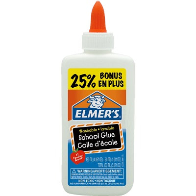 Glue-Washable School, Elmer'S 120Ml. + 30Ml Bonus