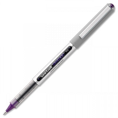Pen-Roller, Uni-Ball Vision, Fine Purple ,12/pk