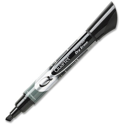 Marker-Dry Erase Enduraglide Chisel, Black,12/pk
