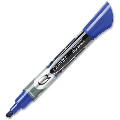 Marker-Dry Erase Enduraglide, Chisel, Blue,12/pk