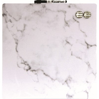 Marker Board-Magnetic Modern Chic, 14"X14" Marble Print