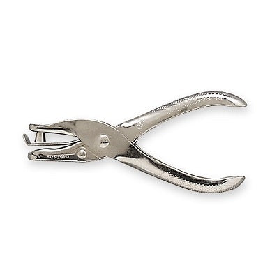 Punch-1 Hole, 1/8" With Metal Receptacle