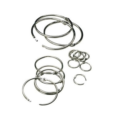 Rings-Loose Leaf Assorted Sizes 15/Pack