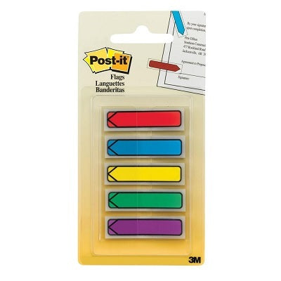Flags-Post-It, Arrow 20 X 5 Colour