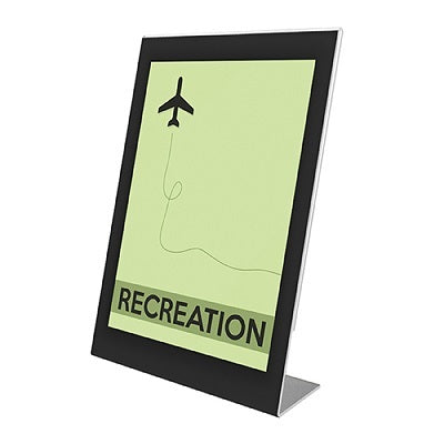 Sign Holder-Superior Image, 8.5X11 Portrait, Black Border