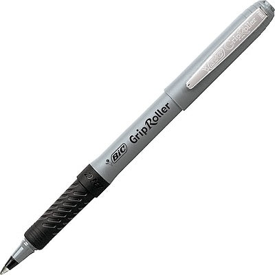 Pen-Roller, Grip Fine Black -Gre11 ,12/pk