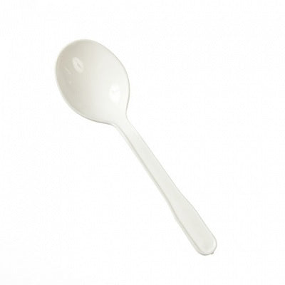 Cutlery-Plastic Soup Spoons, 100/Box