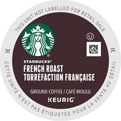 Coffee-K Cup Starbucks French Roast Dark Roast (09737)