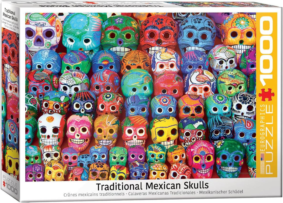 Eurographics 6000-5316 Traditional Mexican Skulls 1000-Piece Puzzle