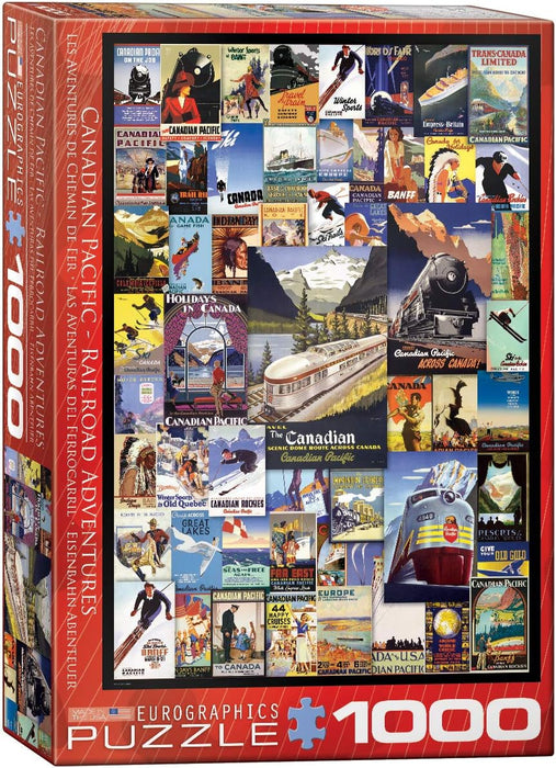 EuroGraphics Canadian Pacific Adventures Puzzle (1000-Piece)