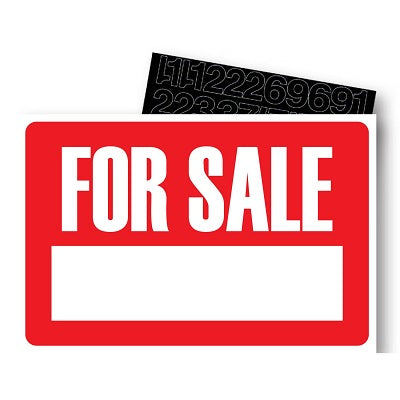 Sign Kit-For Sale 8"X12"