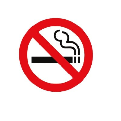 Sign-International Symbol 3X3 No Smoking