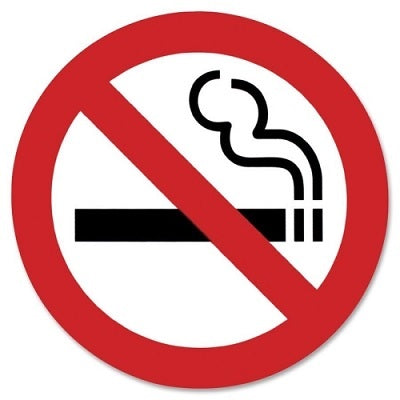 Sign-International Symbol 6X6 No Smoking