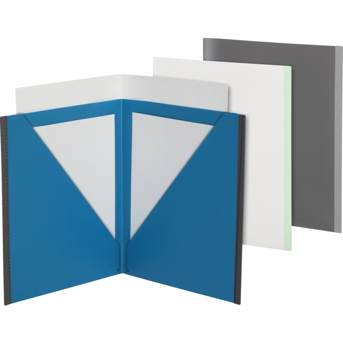File Folder-3 Pocket 12" X 9-3/4", Assorted 12/Pk
