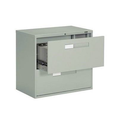 File Cabinet-Lateral 9300 Fixed, 2 Drawer, Grey
